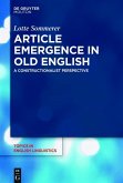 Article Emergence in Old English (eBook, ePUB)