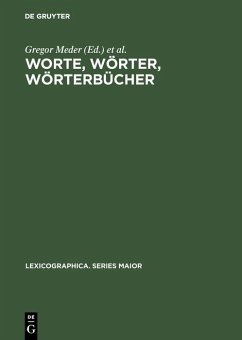 Worte, Wörter, Wörterbücher (eBook, PDF)