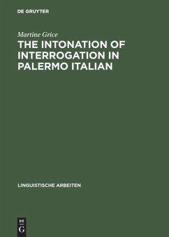 The Intonation of Interrogation in Palermo Italian (eBook, PDF) - Grice, Martine