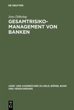 Cover Gesamtrisiko-Management von Banken (eBook, PDF)