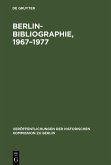 Berlin-Bibliographie, 1967-1977 (eBook, PDF)