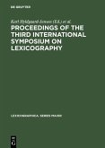 Proceedings of the Third International Symposium on Lexicography (eBook, PDF) Proceedings of the Third International Symposium on Lexicography (eBook, PDF)