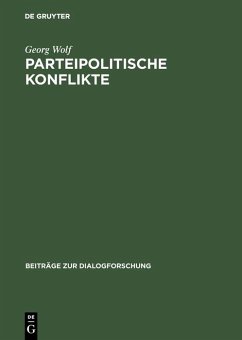 Cover Parteipolitische Konflikte (eBook, PDF)