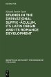 Studies in the derivational suffix... - Bild 1