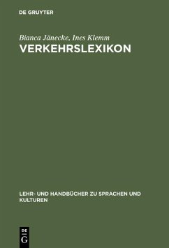 Verkehrslexikon (eBook, PDF) - Jänecke, Bianca; Klemm, Ines