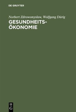 Cover Gesundheitsökonomie (eBook, PDF)