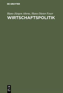 Cover Wirtschaftspolitik (eBook, PDF)