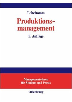 Produktionsmanagement (eBook, PDF) - Lebefromm, Uwe