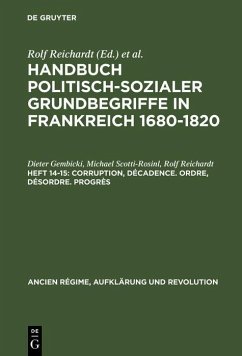 Corruption, Décadence. Ordre, Désordre. Progrès (eBook, PDF) - Gembicki, Dieter; Scotti-Rosinl, Michael; Reichardt, Rolf
