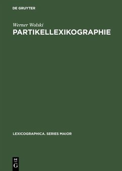Partikellexikographie (eBook, PDF) - Wolski, Werner