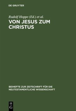 Von Jesus zum Christus (eBook, PDF)