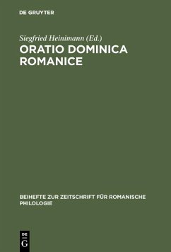 Oratio Dominica Romanice (eBook, PDF)