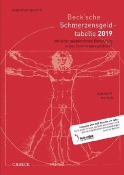 Beck'sche Schmerzensgeld-Tabelle 2019 - Slizyk, Andreas