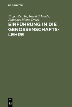 Einführung in die Genossenschaftslehre (eBook, PDF) - Zerche, Jürgen; Schmale, Ingrid; Blome-Drees, Johannes