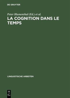 La cognition dans le temps (eBook, PDF)