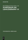 Symposium on Lexicography VI (eBook, PDF)