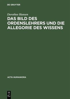 Cover Das Bild des Ordenslehrers und die Allegorie des Wissens (eBook, PDF)