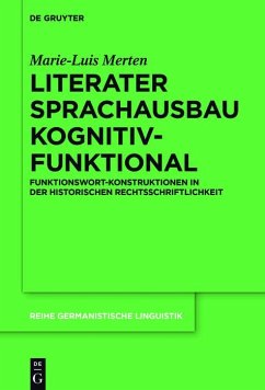 Literater Sprachausbau kognitiv-funktional (eBook, ePUB) - Merten, Marie-Luis