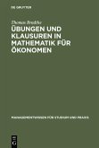 Übungen und Klausuren in Mathematik für Ökonomen (eBook, PDF)