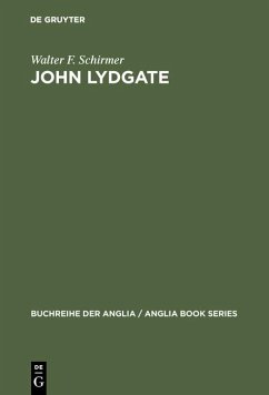 John Lydgate (eBook, PDF) - Schirmer, Walter F.