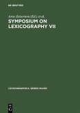 Symposium on Lexicography VII (eBook, PDF)