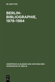 Berlin-Bibliographie, 1978-1984 (eBook, PDF)