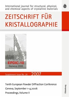 Cover Tenth European Powder Diffraction Conference (eBook, PDF)
