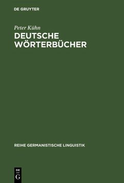 Deutsche Wörterbücher (eBook, PDF) - Kühn, Peter