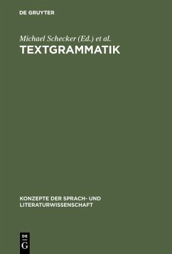Cover Textgrammatik (eBook, PDF)