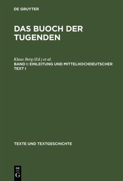 Einleitung und mittelhochdeutscher Text I (eBook, PDF)