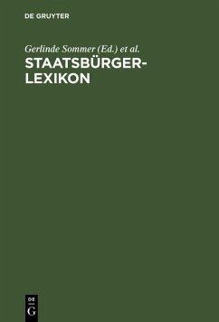 Staatsbürgerlexikon (eBook, PDF)