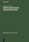 Germanistische Lexikographie (eBook, PDF)