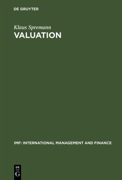 Valuation (eBook, PDF) - Spremann, Klaus
