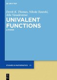 Univalent Functions (eBook, PDF)