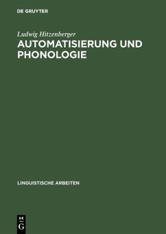 Cover Automatisierung und Phonologie (eBook, PDF)