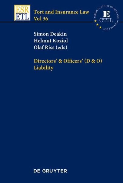 Directors & Officers (D & O) Liability (eBook, ePUB)
