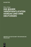 Die bisher veröffentlichten Hargas und ihre Deutungen (eBook, PDF)