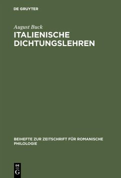 Cover Italienische Dichtungslehren (eBook, PDF)