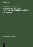 Anthroponymie afro-romane (eBook, PDF)