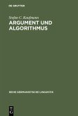 Argument und Algorithmus (eBook, PDF)