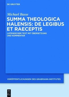 Summa theologica Halensis: De legibus et praeceptis (eBook, PDF) - Halesius, Alexander