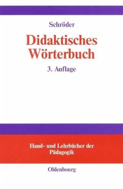 Didaktisches Wörterbuch (eBook, PDF) - Schröder, Hartwig