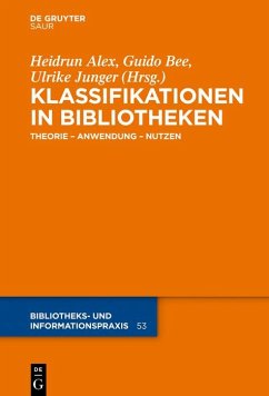 Cover Klassifikationen in Bibliotheken (eBook, ePUB)