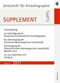 19. Jahrestagung der Deutschen Gesellschaft für Kristallographie, September 2011, Salzburg, Austria (eBook, PDF)