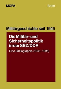 Cover Die Militär- und Sicherheitspolitik in der SBZ/DDR (eBook, PDF)