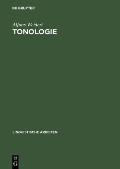 Tonologie (eBook, PDF) - Weidert, Alfons