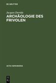 Archäologie des Frivolen (eBook, PDF)