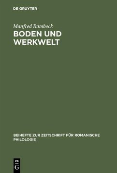 Boden und Werkwelt (eBook, PDF) - Bambeck, Manfred