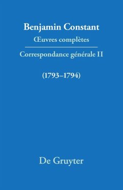 Cover Correspondance 1793-1794 (eBook, PDF)