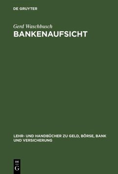 Bankenaufsicht (eBook, PDF) - Waschbusch, Gerd
